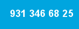 931 346 68 25